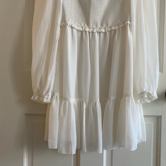 ARITZIA | Wilfred Tempest Mini Dress in Light Birch/Bouleau Pale • XS/TP - Picture 8 of 13